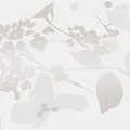 Керамическая плитка Декор Вилланелла Цветы белый 15x40