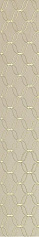 Vitra Ethereal Золотой Геометрический Бордюр Светло-бежевый бежевый 