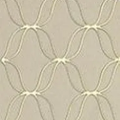 Керамическая плитка Этериал Золотой Геометрический Бордюр Светло-бежевый 9x60