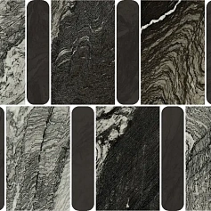 Мозаика Италон Аура Гэлакси Арган 600110001164 черный 26.9x36.8