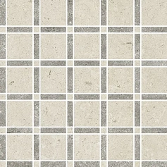 Мозаика Италон Аура Стоун Уайт Вертиго 620110000257 бежевый 31.3x31.3