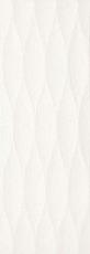 Керамическая плитка flowmotion белый 25x70