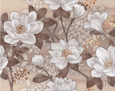 Керама Марацци Панно Жасмин бежевый для ванной