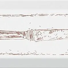 Керамическая плитка Декор knife карамель nt\c25\9001 8,5x28,5