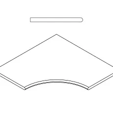 Керамогранит orobico bor.60x60 ang.round 30 30x60