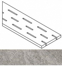 Италон РОК РЕШЁТКА 20X60 ЛЕВ серый для улицы для крыльца