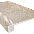 Ступени Комплект estima ka03 Аметис Кайлас/ ametis kailas light Браун (33x120 Непол. Прямоугол. Бортик С Насечками + Подступенок 14,5x120) 33x120