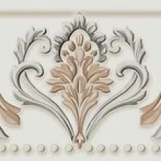 Керамическая плитка Бордюр Фару белый обрезной 5,5x25