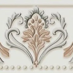 Керамическая плитка Бордюр Фару белый обрезной 5,5x25