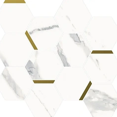 Мозаика Италон  Стелларис Статуарио Уайт Шик 28,3х32,8 30x30