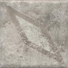 Керамическая плитка Декор kerama marazzi kmd3sta037gn Спартель 2 серый матовый 9.8x9.8