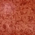 Керамогранит Сицилия/ sicilia Красный Декор Листья 45x45