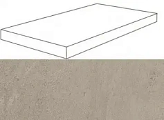 Атлас Конкорд В. Сильвер Грей Угловая Правая 620070001131 серый для дома для крыльца для офиса для улицы