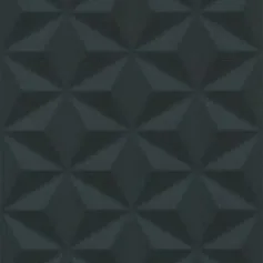 Керамическая плитка Диагональ черный структура обрезной 25x75