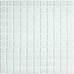 Мозаика Вайт glass 30x30