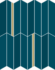 Италон Блу Глосси мозаика Инфинити синий 