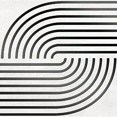 Керамическая плитка Вставка Аксима Бордо d 25x50