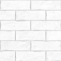 Керамическая плитка Брик Вайт 25x75
