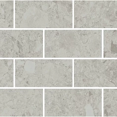 Керамическая плитка Декор kerama marazzi dd605820\mm Чеппо ди Гре мозаичный серый светлый матовый обрезной 20x34.6