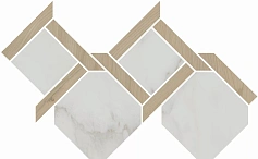 Керама Марацци Декор Kerama Marazzi ID169 Монте Тиберио наборный лаппатированный бежевый 