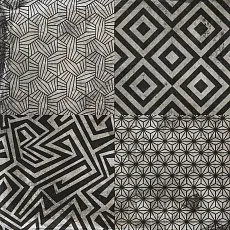 Керамогранит Раст/ rust black d01 40x40