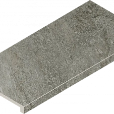 Ступени Италон Магма/ magma Фог Грип Угловая Правая 620070002968 Серый 33x60