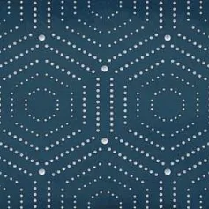 Керамическая плитка Парижанка декор геометрия синий 20x60