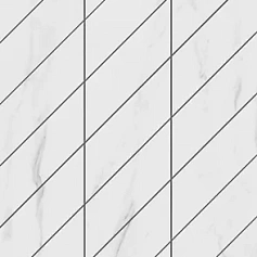 Мозаика Фальшмозаикаestima sm02 Аметис Суприм gold corner right белый непол. 29.8x59.8