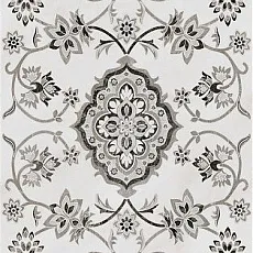 Керамогранит Парнас серый декорированный лаппатированный 40x80