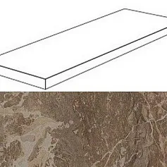 Ступени Привиледж Мока Угловая Правая 33x120