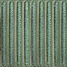 Керамическая плитка Декор kerama marazzi kmd2sob006bn чипсет Далия зеленый глянцевый 20x20