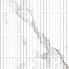 Керамогранит Креанза cp4001-d Статуарио seville decor Карвинг pro punch белый 60x120