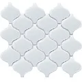 Мозаика latern Вайт glossy 24,6x28