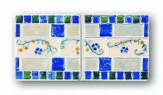 Керамическая плитка majolika mezza 2-2 elements бордюр 11,5x23,5