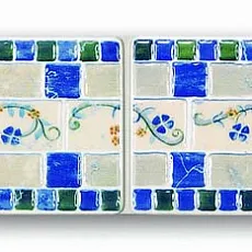 Керамическая плитка majolika mezza 2-2 elements бордюр 11,5x23,5