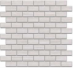 Керама Марацци Декор Грасси светлый мозаичный MM13038 серый для ванной