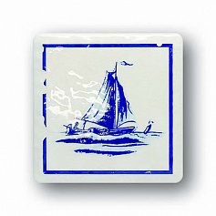 Tubadzin Majolika Haga 1B декор белый для ванной для кухни