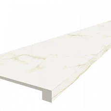 Ступени coliseumgres Микеланджело/ michelangelo Ворм Фронтальная 620070002497 Белый 33x60