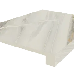 Ступени Флоренция/ firenze Белый Ступ.90 Фронт 33x90