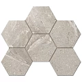 Мозаика estima ka03 Аметис Кайлас/ ametis kailas Хексагон light Браун Коричневый 25x28.5