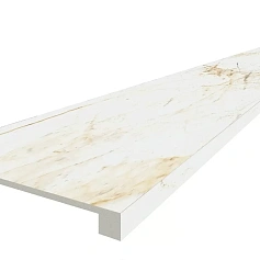 Ступени coliseumgres Канова/ canova Уайт Фронтальная 620070002804 Белый 33x60