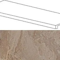 Ступени Привиледж Гриджио Фронтальная 33x120