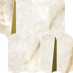 Мозаика Италон  Стелларис Кристал Пьюр Элегант 32,5х36,1 33х33