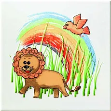 Керамическая плитка pastel Сафари 3 декор 20x20