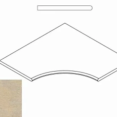 Керамогранит СЭНД БОРТИК 60x60 УГЛ.ЗАКР.30 60x60