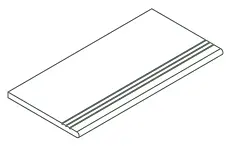 Ступени Италон Магма Фог закругленная Грип 620040000239 серый 30x120