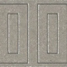 Керамическая плитка Бордюр Матрикс серый 5,7x20