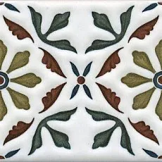 Керамическая плитка Декор Клемансо орнамент stg\b618\16000 7,4x15