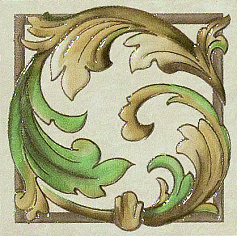 ColiseumGres Калабрия Уголок Тропея зеленый для гостиной для кухни для прихожей