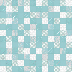 AltaCera Mosaic Aquamarine бирюзовый 